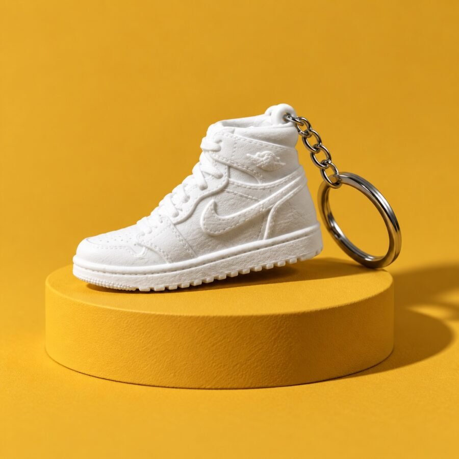 Chaveiro Jordan 1 Triple White
